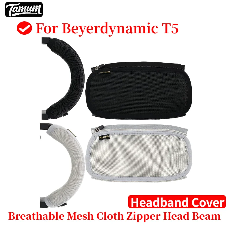 

Comfortable Headband Cushion Replacement For Beyerdynamic T5 Headphones Head Beam Sleeve Cover
