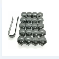 17mm Car Wheel Nut Caps Protection Covers Accessories for Audi A4 A6 A3 A5 Q3 Q5 Q7 BMW E46 E39 E90 E36 E60 E34 E30 F30 F10