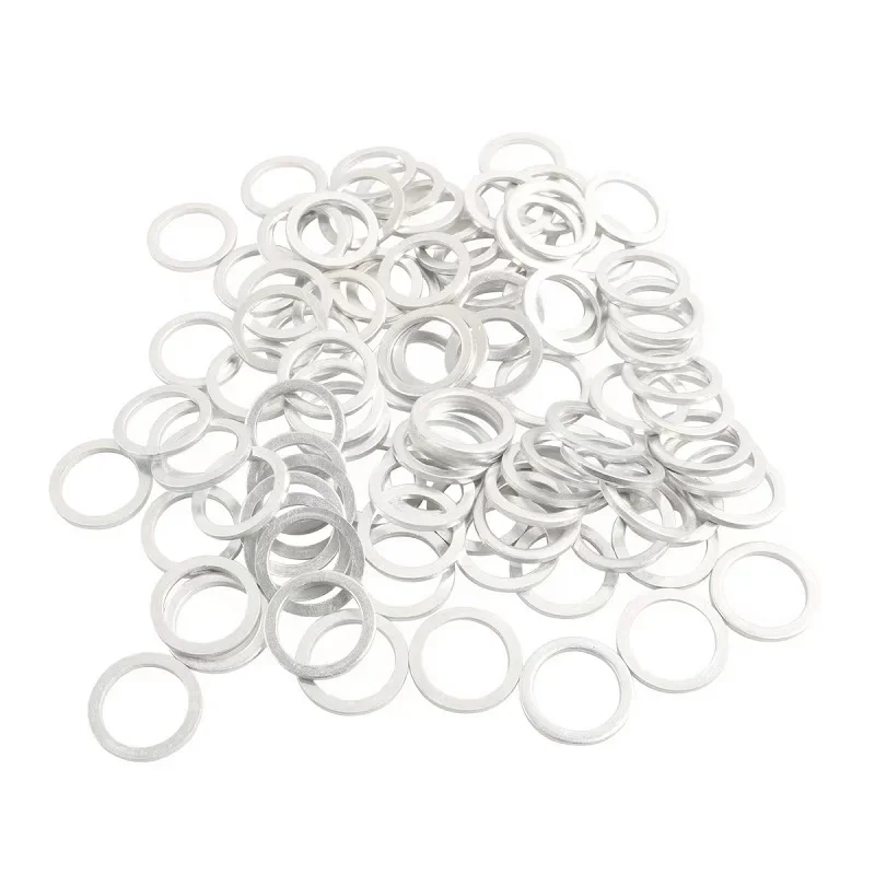 50/100x Drain Plug Gaskets Crush Washers Seals Rings for Toyota Lexus, Replacement for the Part 9043018008