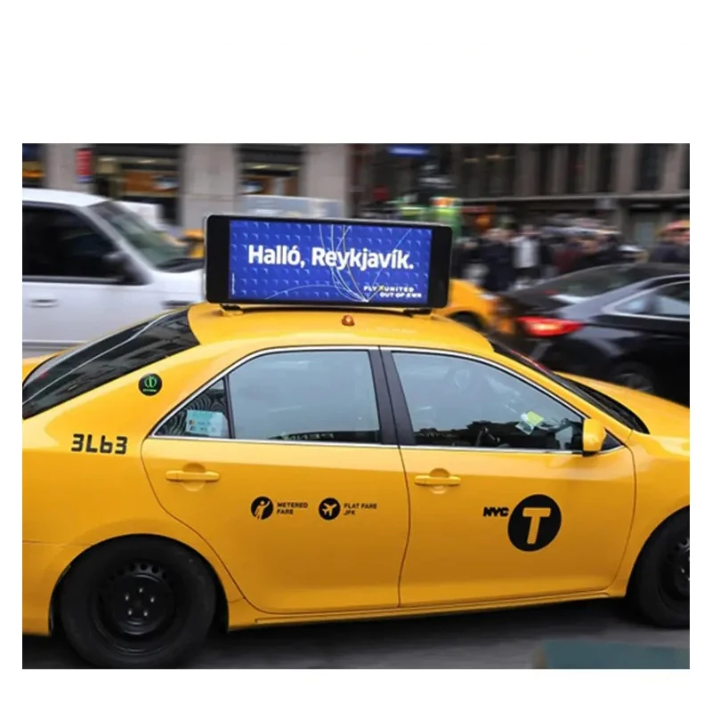 

Hot selling:Taxi Top Led Display P2 P2.5 P3 P4 P5 Double Side Advertising Car Roof Topper Led Display Sign Taxi Top Outdoor Led