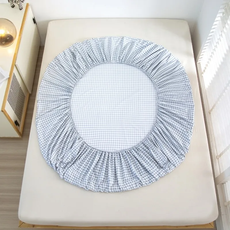 1 قطعة بلون منقوشة غير مطبوعة الرياح لينة تنفس سميكة فراش 120x200 150x200 180x200