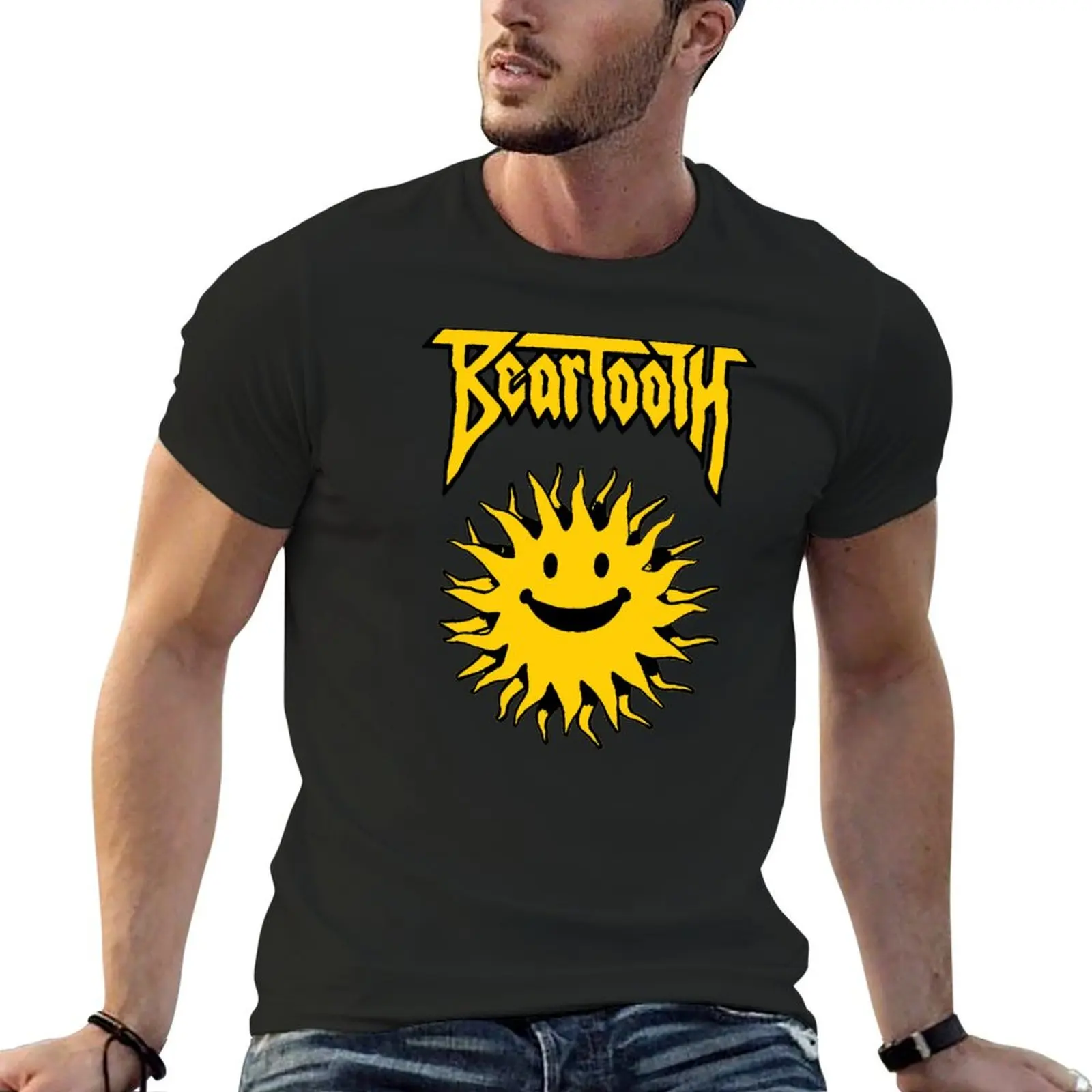 

Beartooth Logo Merch T-shirt quick-drying boys whites Aesthetic clothing oversized t shirt men