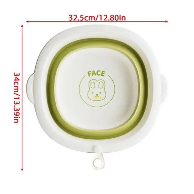 حوض استحمام صغير قابل للطي من البولي بروبيلين + TPE للعناية بالقدمين والوجه