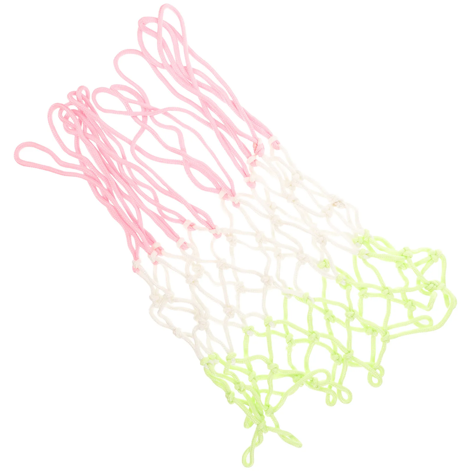 어둠 속에서 빛나는 농구 네트 표준 크기 두꺼운 소재 내후성 야외 스포츠 장비 네트