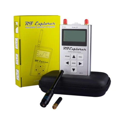 Draagbare spectrumanalysator 15-2700 MHz 112KHz - 600MHz Handheld digitale spectrumanalysator met LCD-scherm 113*70*25mm G3