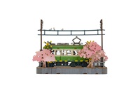 Robotime Rolife Sakura Journey Wooden Assemble Car Eco-friendly 3D Wooden Puzzle for Kids Funny Toys Building Block Kits