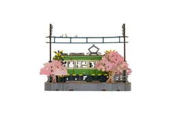 Robotime Rolife Sakura Journey Wooden Assemble Car Eco-friendly 3D Wooden Puzzle for Kids Funny Toys Building Block Kits
