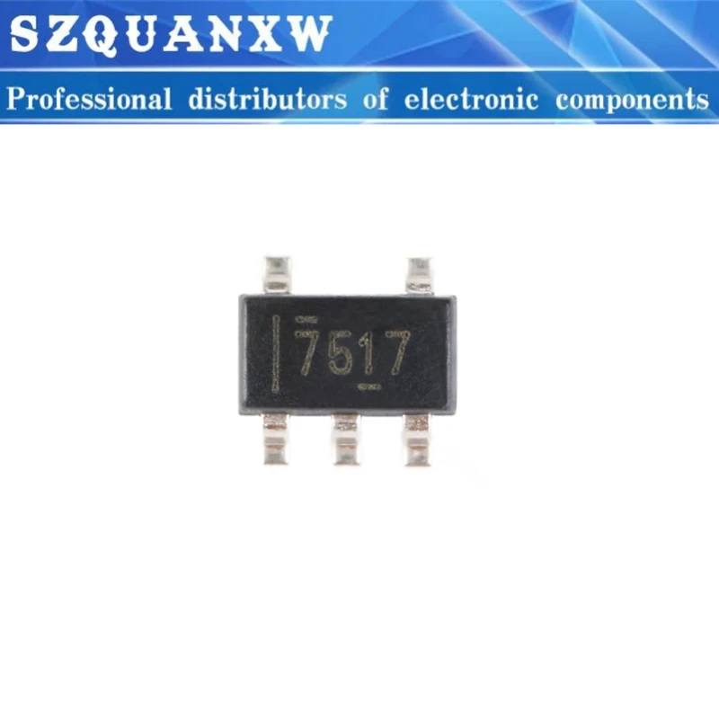 10PCS UCC27517DBVR UCC27517 7517 SOT23-5 4A Single-channel High-speed Low-side Gate Driver IC Chip Integrated Circuit