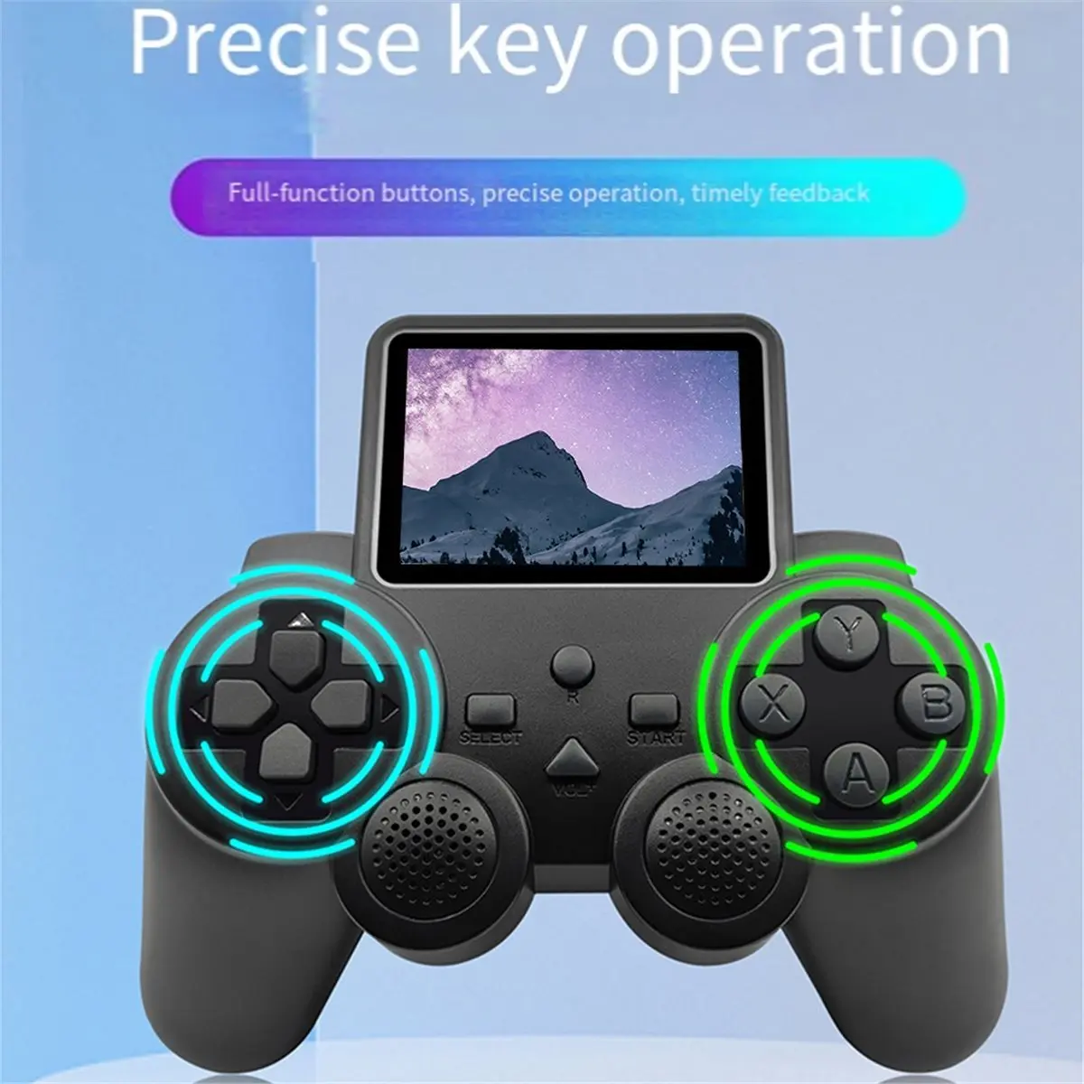 New S10 Portable Video Game Consoles Gamepad Controller 2.4-Inch 520 Games Retro Handheld Game Player AV Output - view 3