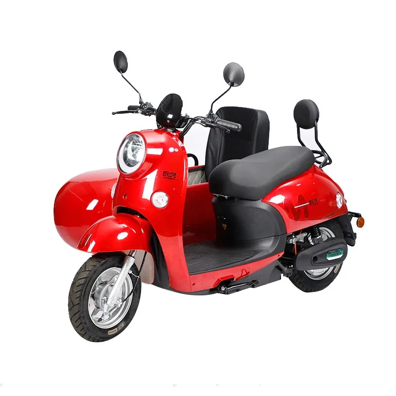 Factory Hot Selling Electrical Motorcycle Motorbike Side Car Three Wheel Electric Tricycle For Handicapped view 4