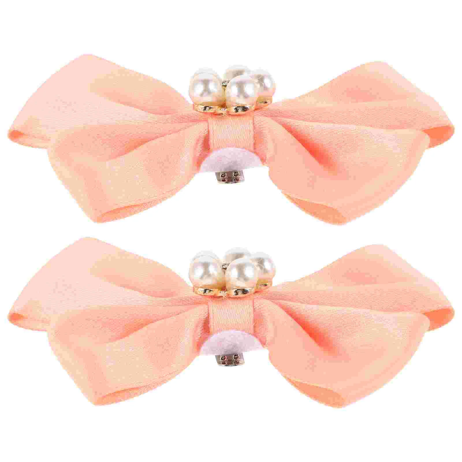 

Bow Shoe Buckle Detachable Removable Decorations Pearl Clips Decorative Buckles Shoes Flower