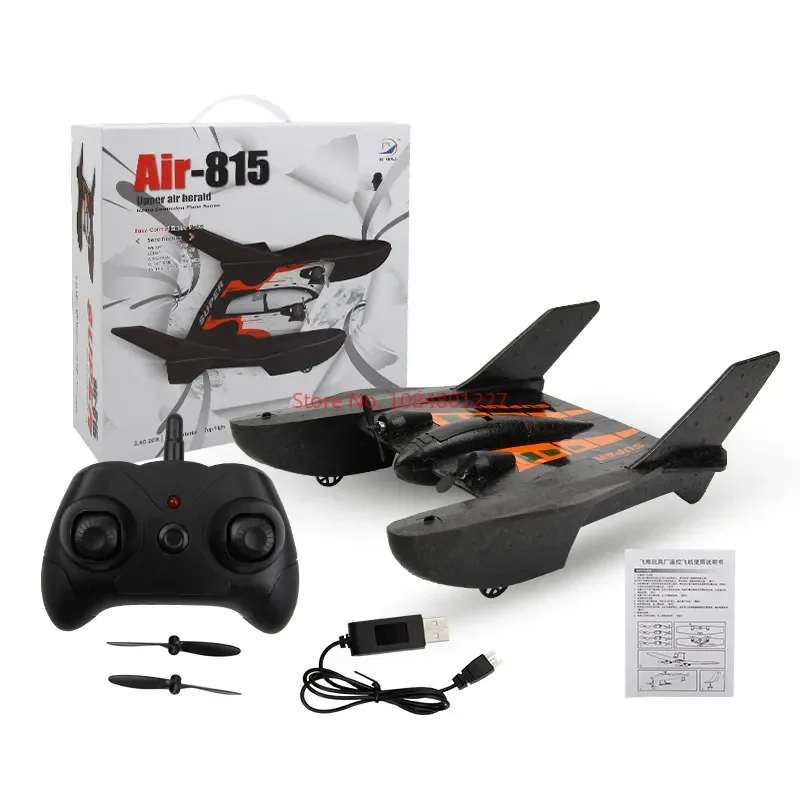 Fx815 Electronic Remote Control Rc Aircraft 2-channel Fixed-wing Glider 2.4g Remote Control Spacecraft Model Seaplane Toys Gifts