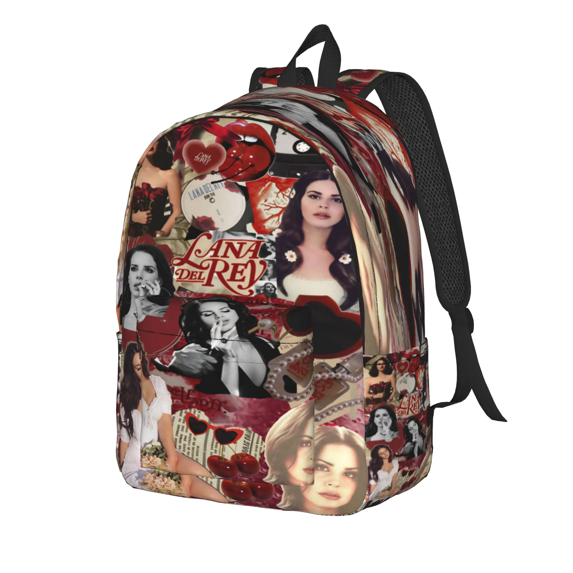 Lana Del Rey Singer Lizzy Grant  Backpack Girl  Durable Backpacks Polyester Pretty High School Bags Travel Colorful Rucksack
