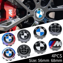 Cubierta de rueda de centro de rueda de coche, tapas Hup, 56mm, 68MM, para BMW E36, E39, E46, E60, E90, E90, F01, F10, F30, E93, G01, G20, G21, G30, G11, F15, X6, X5, X3