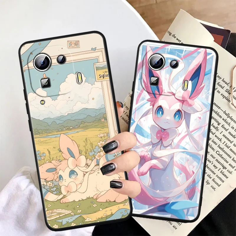 P-Pokemon Fairy Ibrahimon Cute For Xiaomi Mi 14 13T 13 12T 12 11T 11i 11 10T 10 Pro Lite Ultra 5G Black TPU Phone Case