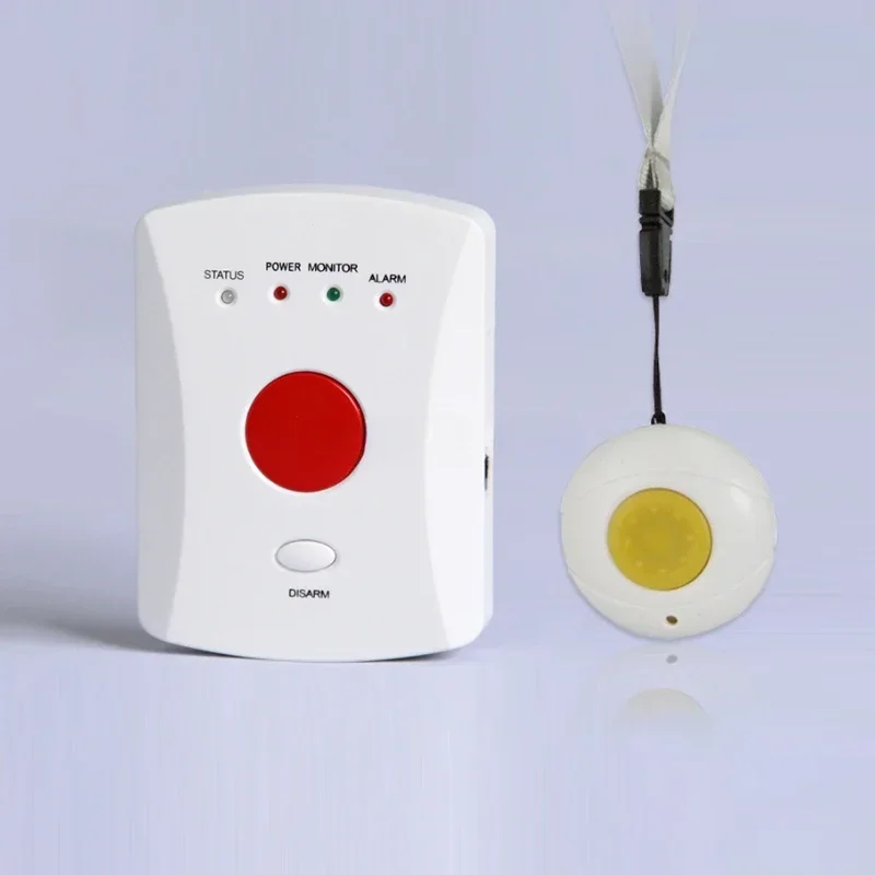 

4G/3G/2G GSM Emergency sos gsm medical alarm system For elderly With neck and wrist wireless panic button