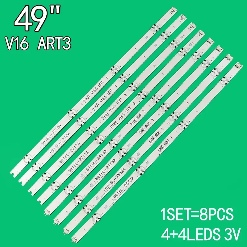 

For LG 49" LCD TV 49" V16 ART3 2551 Rev3.2 2 6916L-2705A 6916L-2706A 49UH6500 49UH6100 49LH5100 49UH603V 49UH620V 49UH610V