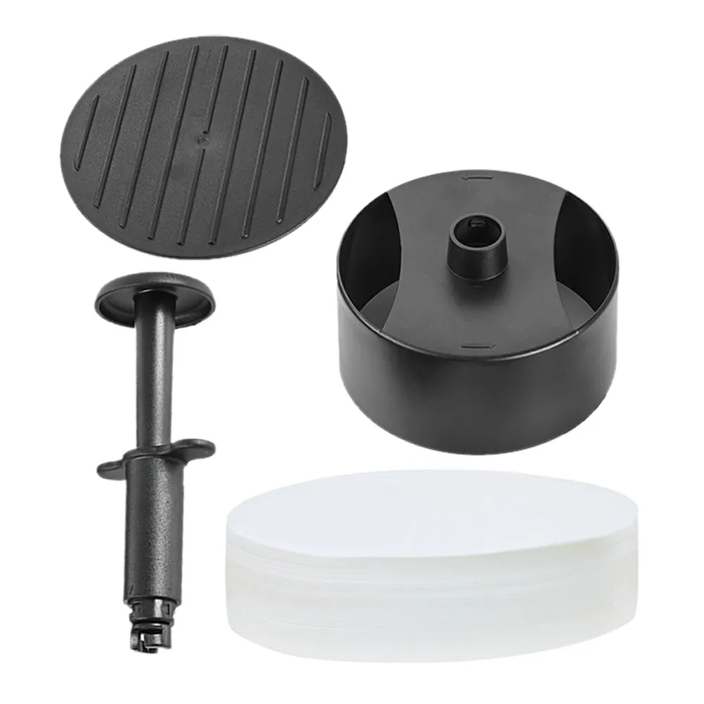 1Set Non-Stick Burger Press Patty Maker with Paper Liners Ergonomic Design for Effortless Use in Home Kitchens view 4