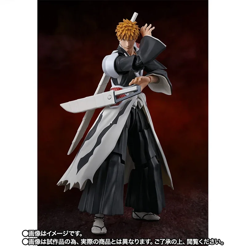 Bandai SHF S.H.Figurats Bleach ICHIGO DUAL ZANGETSU War Аниме Фигурка Готовая модель Комплект игрушек в подарок для детей В наличии