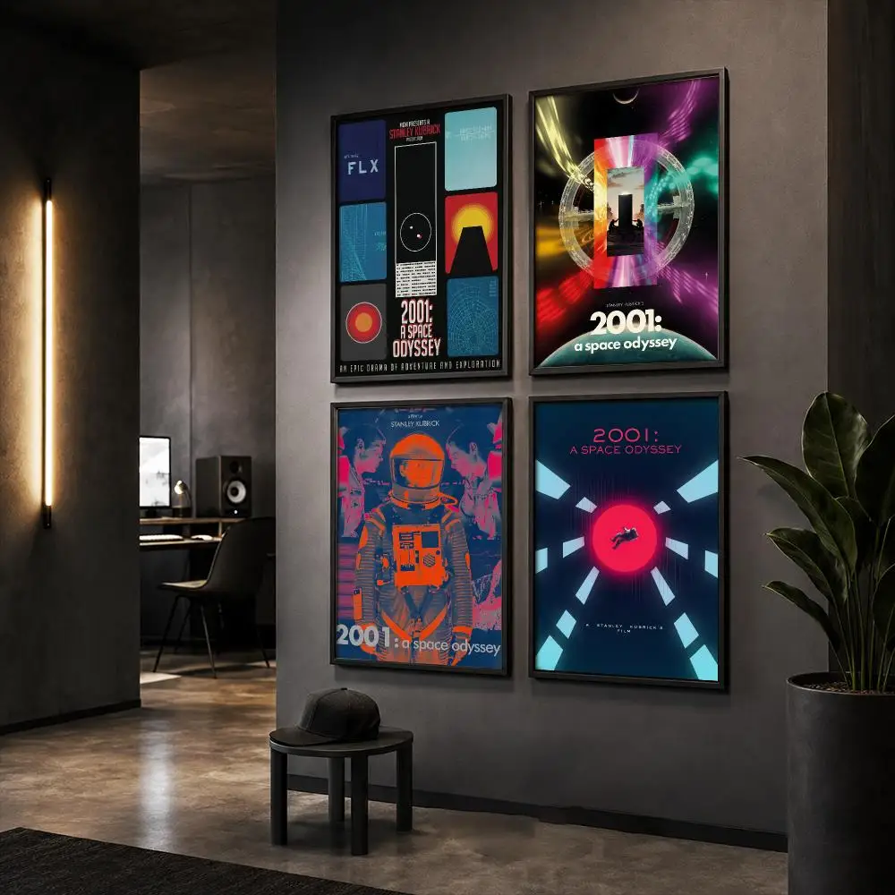 2001 A Space O-Odyssey Poster HD Home Wall Stickers House Hallway Living Room Bedroom Bar Office Decor Art Prints