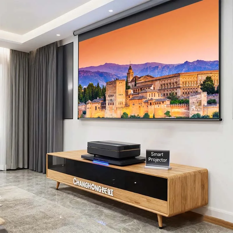 Smart Gemotoriseerde Ultra Short Throw Projector Slider UST Projector Standhouder Laver TV Tafel Plank Ondersteuning Beugel Moderne leisteen