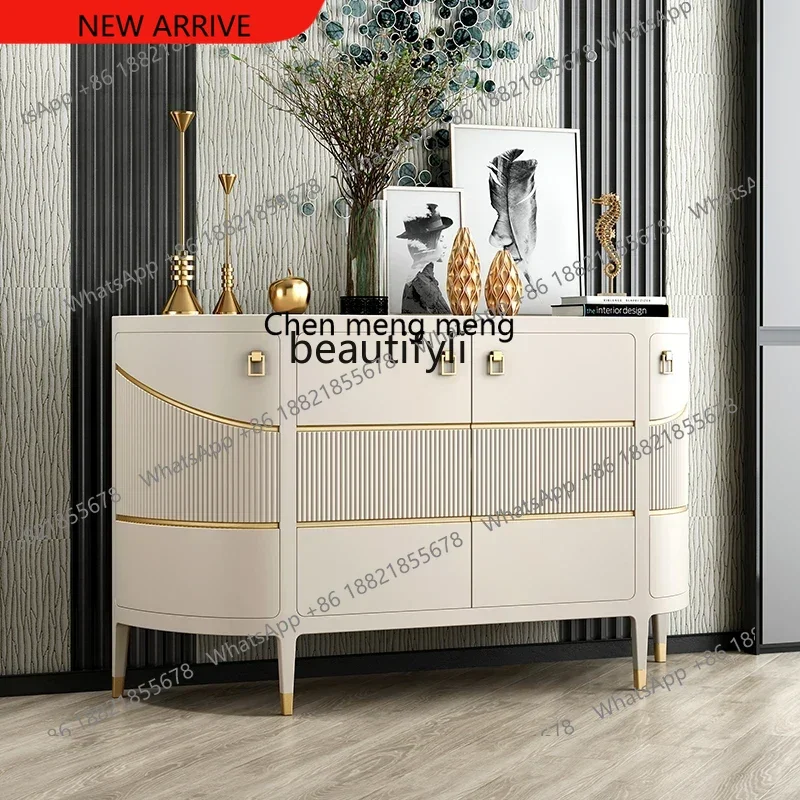 

X Light luxury entrance entrance hall decorative cabinet, living room locker against the wall household dining side cabinetAA