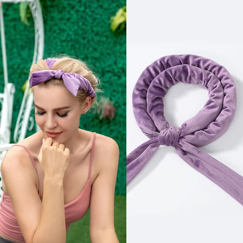 

New Comfortable Heatless Hair Rollers Hairband Sleeping Hairdressing Headband Hair Accessories for Women Available Anytime