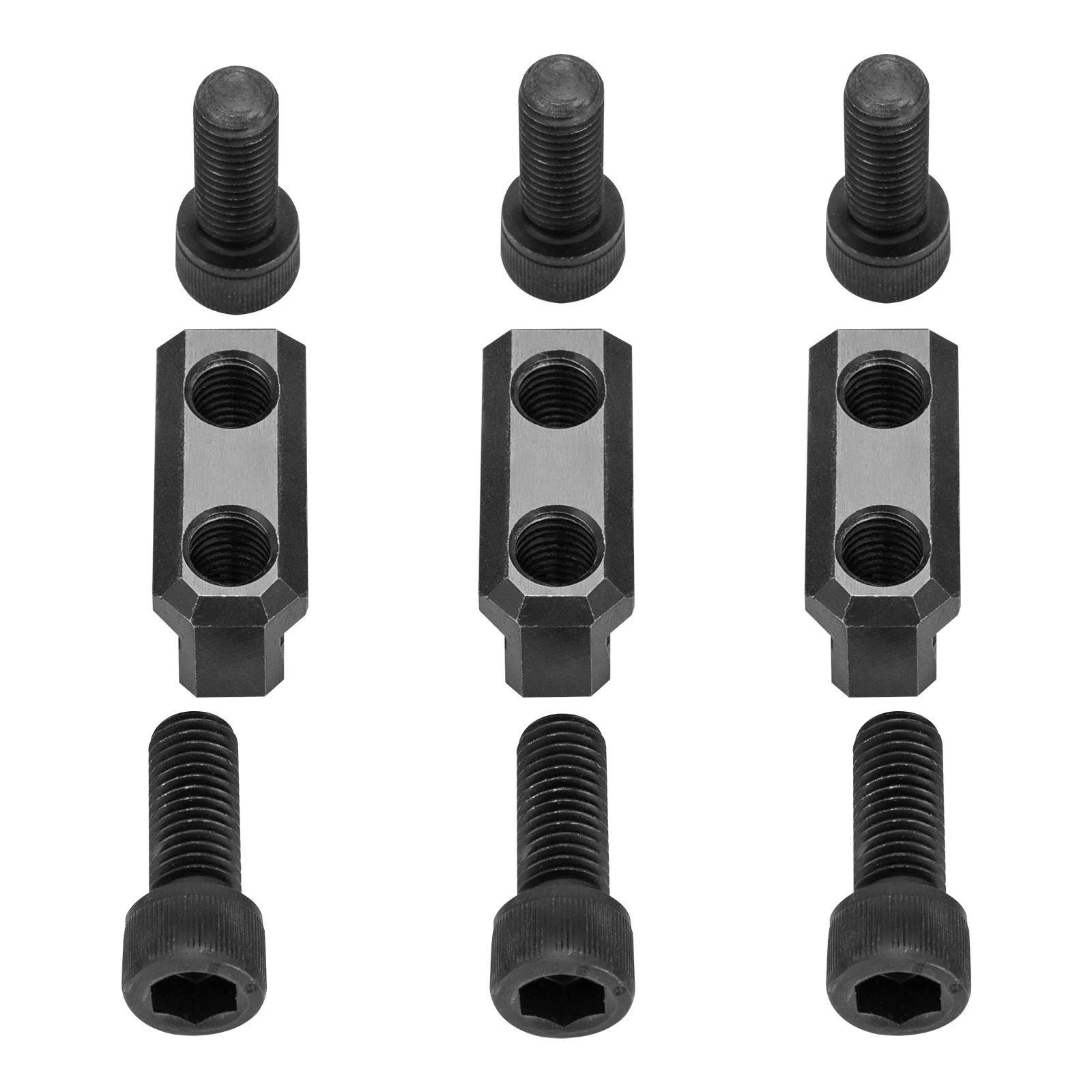 Durable Jaw Boring Ring, 45# Steel, T-Nut Fixation, Quick Change for Efficient Machining, Easy Installation