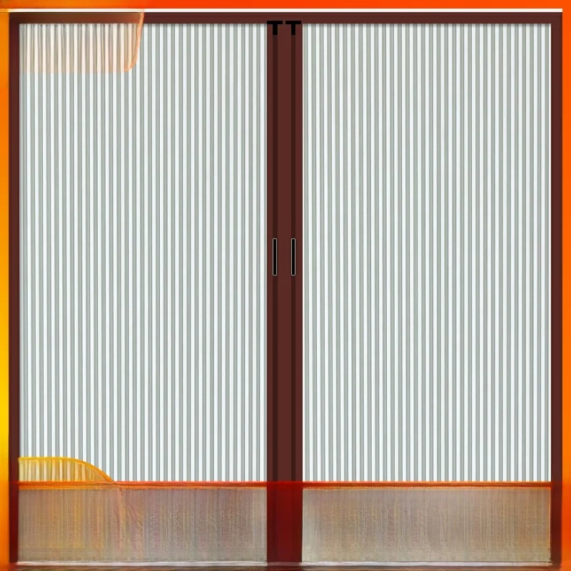

Foldable Sliding Door Curtain Privacy Partition Kitchen Oil e Proof Living Room Bedroom Air Conditioner Insulation