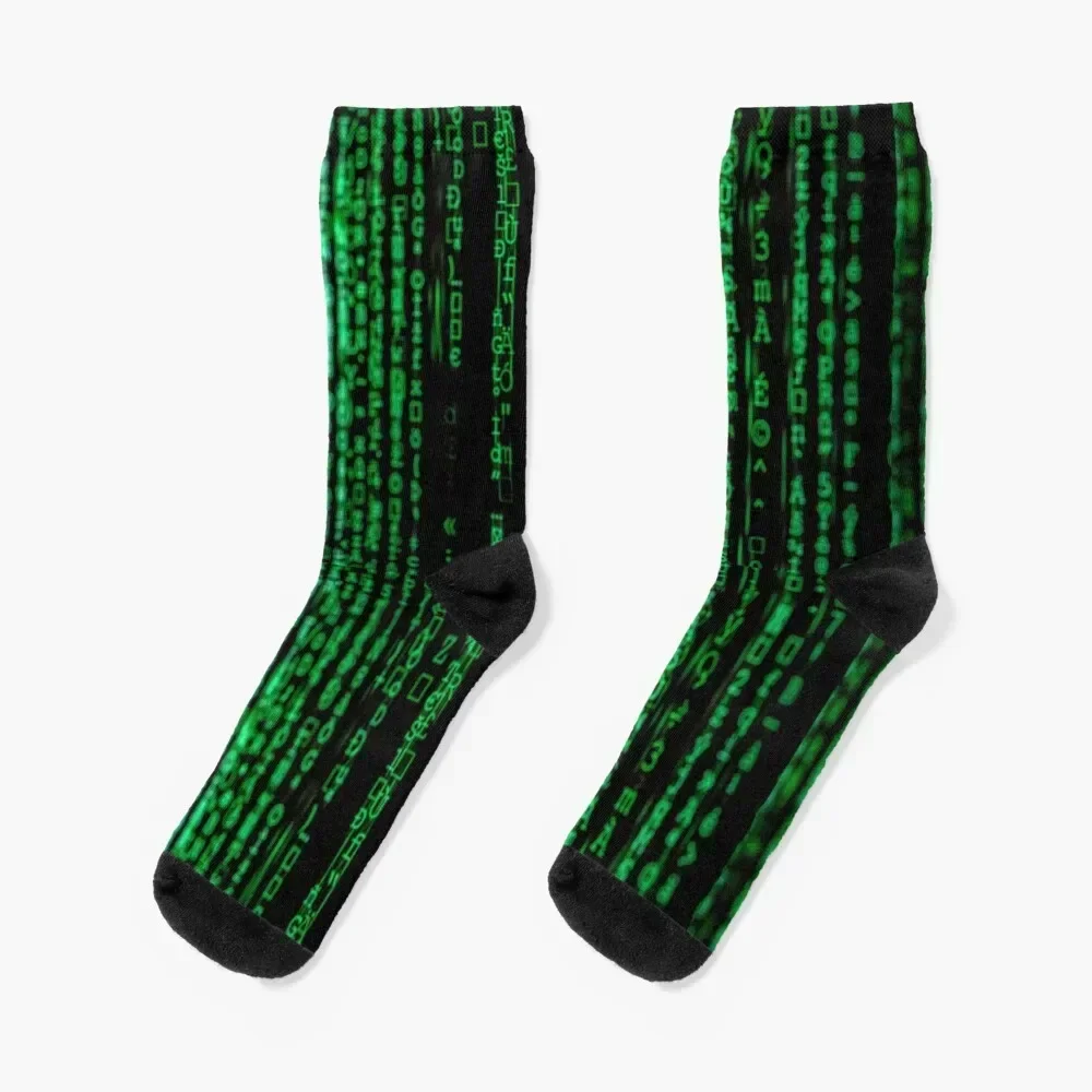 

The Background World Matrix Socks Run cool Men's Socks Women's