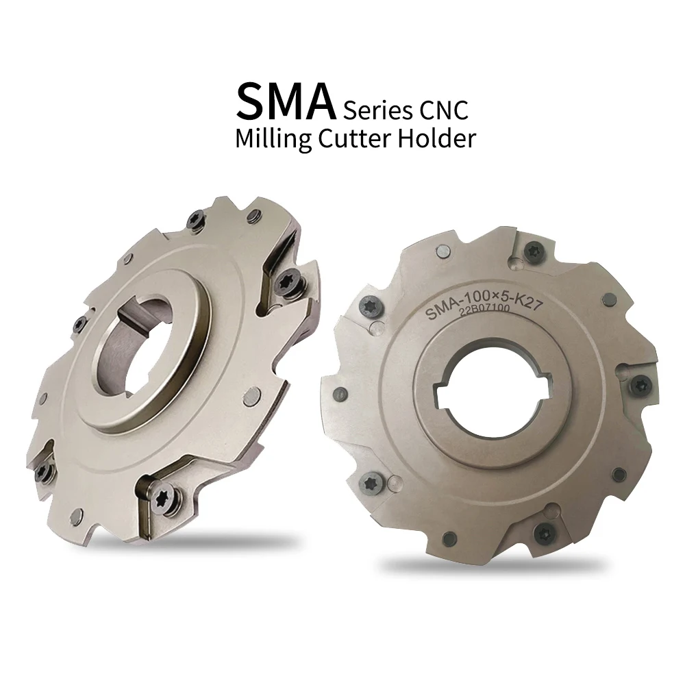 

XSEQ Insert SMA 3-Edge Disc Milling Cutter 4-6mm Slot Width, Indexable Narrow Groove Tool for CNC Lathe High-Feed Cutti