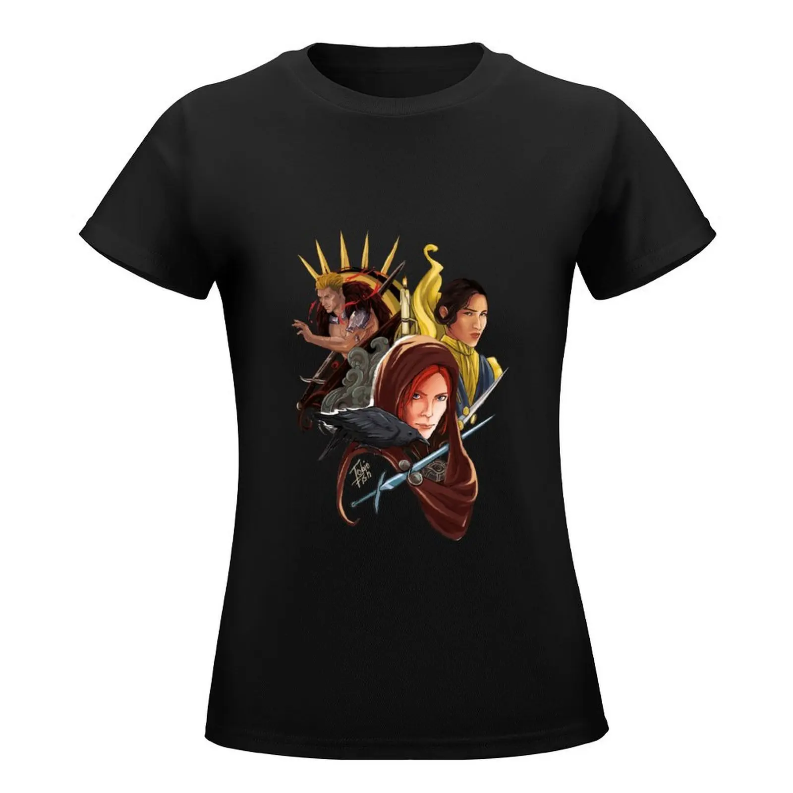 Dragon Age INQUISITION T-Shirt Short sleeve tee tees western t-shirt dress for Women