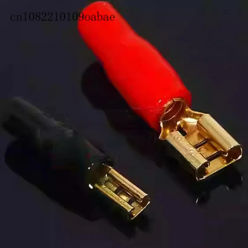 20Pcs Gold-Plated Pure Copper Speaker Terminal Crimp Connectors, Wire Spade Terminal for Car Audio & Home Speaker Upgrade