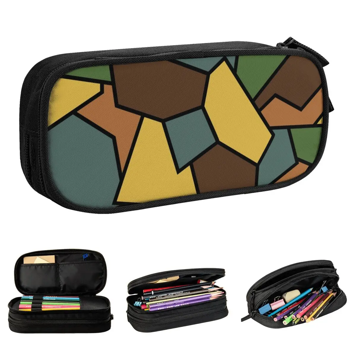 German Camouflage Camo Pencil Case Popular Pencilcases Pen for Girl Boy Big Capacity Pencil Bags Students School Stationery