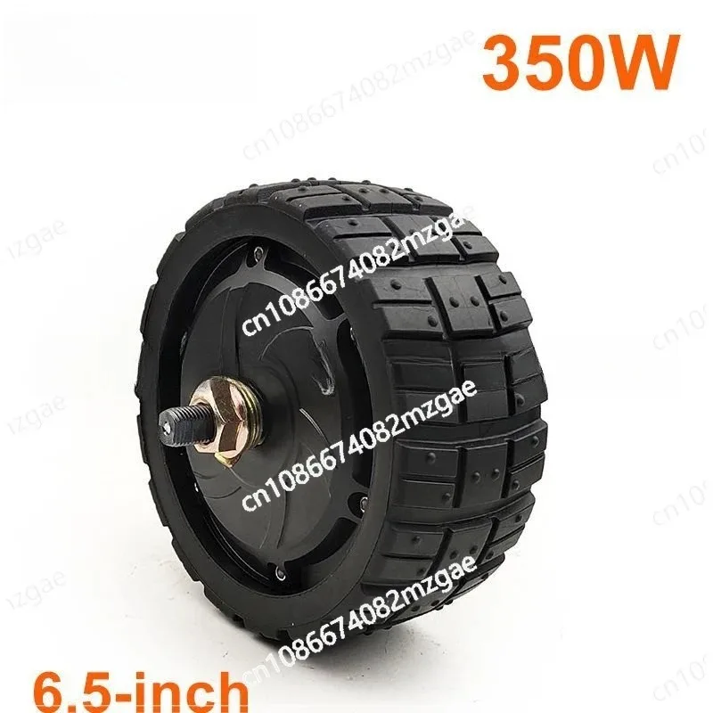 Ruota larga del motore del mozzo della ruota senza spazzole del pneumatico solido fuoristrada da 350 W da 6,5 pollici