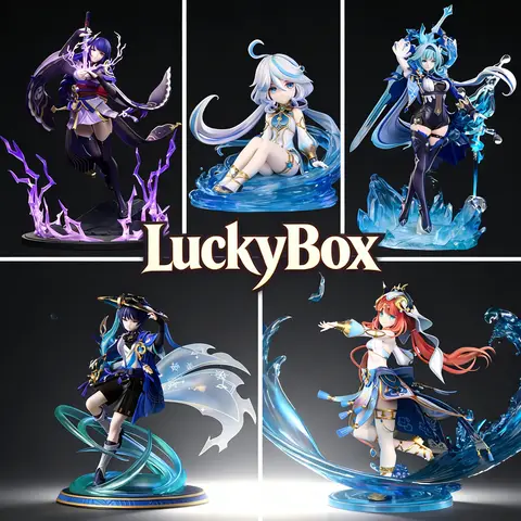 Genshin Impact Mystery Character Figure Blind Box – Collectible Game Gift with Iconic Genshin Impact Characters