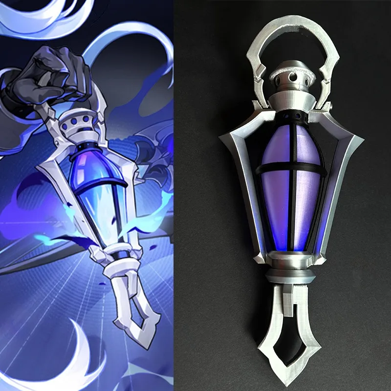 Spiel Genshin Impact Kyryll Chudomirovich Flins Cosplay Prop Handlaterne kann Licht ausstrahlen für Halloween Anime Party Rollenspiel Requisiten