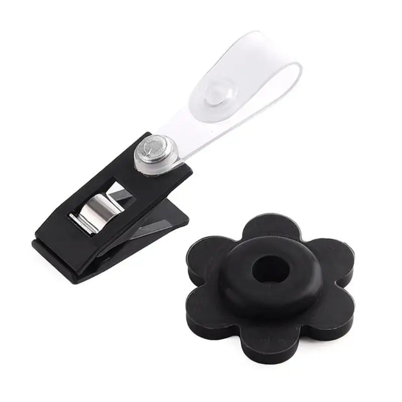 E8BD 20 Pieces Garden Flagpole Accessories for Secure Flag Display Small Flags Holder Clip and Plums Blossom Stoppers