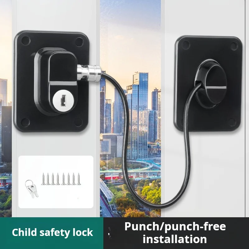 

1PCS Window Buckle Limiter External Opening Window Sliding Door Lock Anti-theft Children's Door And Window Safety Lock Buckle