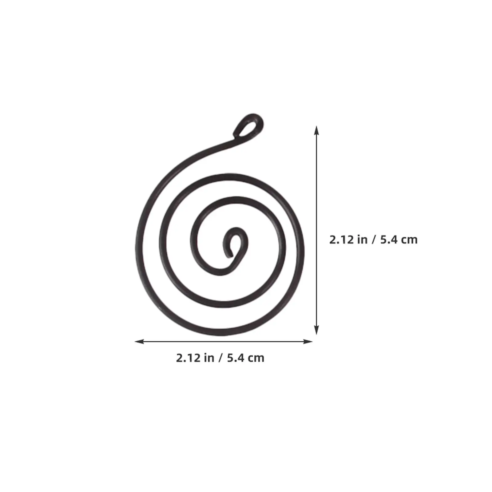 12Set Spiral Metal Air Plant Holders Adjustable Rings Soilless Display Container Hanging Tillandsia Hanger Air Plant Display