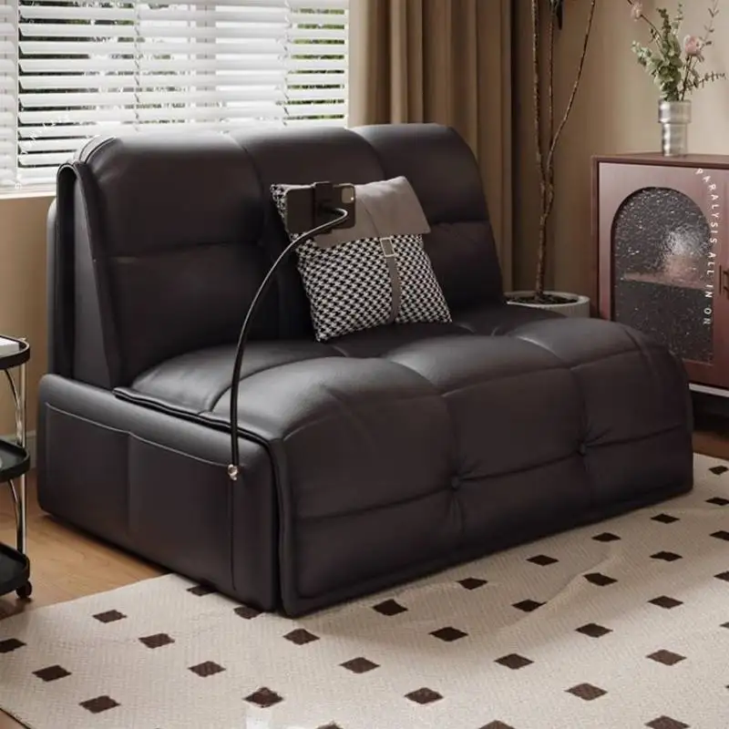 Cheap Nordic Small Living Room Sofas Black Modern Power Lazy Living Room Sofas Modular Tiny Home Divani Per Soggiorno Furniture view 4