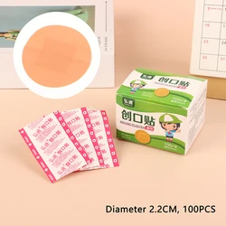 100pcs Circle Adhesive Bandages Curitas Patches Round Band Aid For Wound Patch Skin Plasters