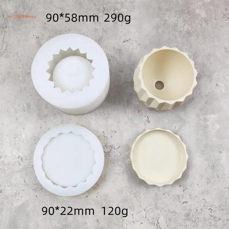 Rhombus Flower Pot Silicone Mold Flower Epoxy Resin Casting Succulent Pot Mold