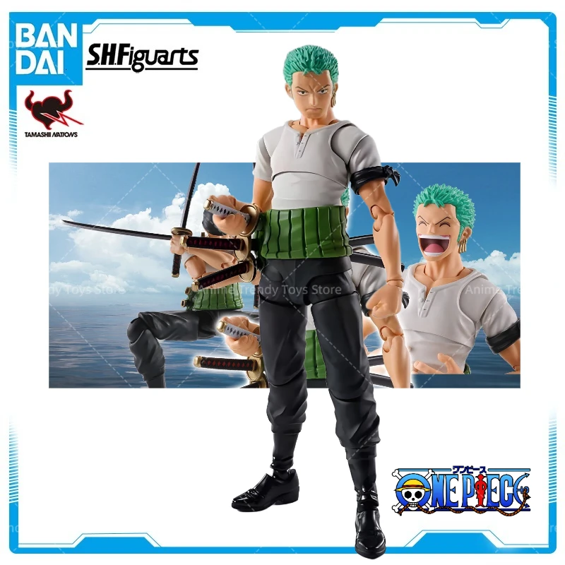 

In Stock Original Bandai S.H.Figuarts Shf One Piece Roronoa Zoro Dawn of Adventure Anime Action Figures Model Toys WY