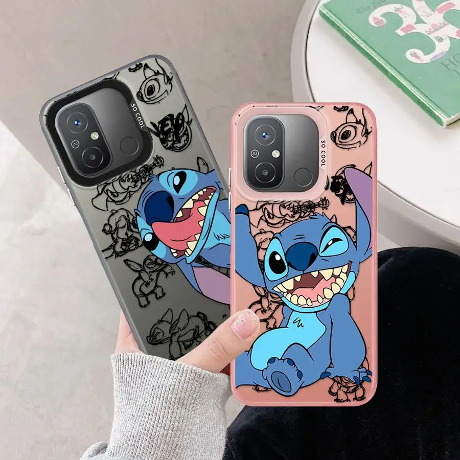 Disney Lilo Stitch Phone Case for Xiaomi Redmi A2 A1 Plus A3x 12 12C 13C 13 5G Poco C61 C50 C51 X3 NFC Shockproof case