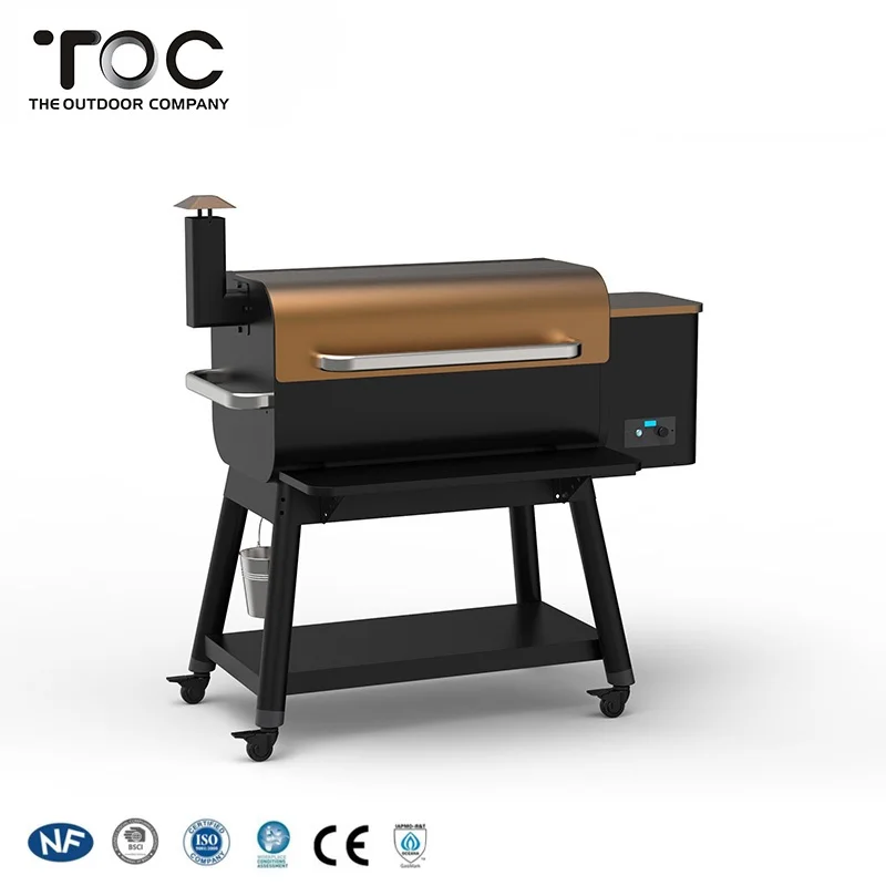 

Profession ODM OEM Outdoor Garden Premium Trolley Wood Pellet Grill Smoker Barbecue Charcoal BBQ