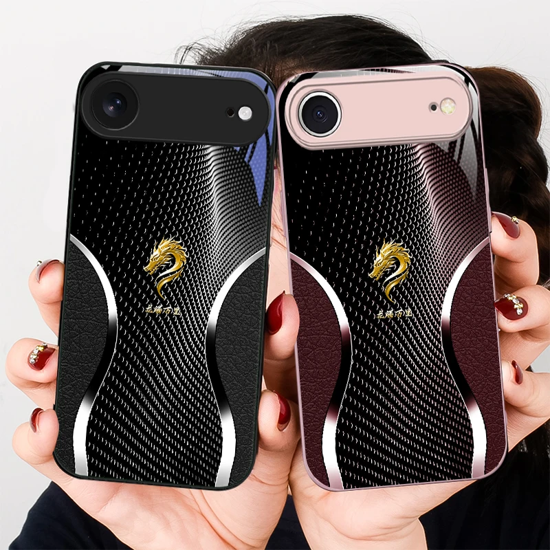 

The majestic dragon head For iPhone 17 Air 16 E 15 14 13 Plus 12 mini 17 Pro Max 11Pro XR Xs 7 8 11 Tempered Glass Phone Case