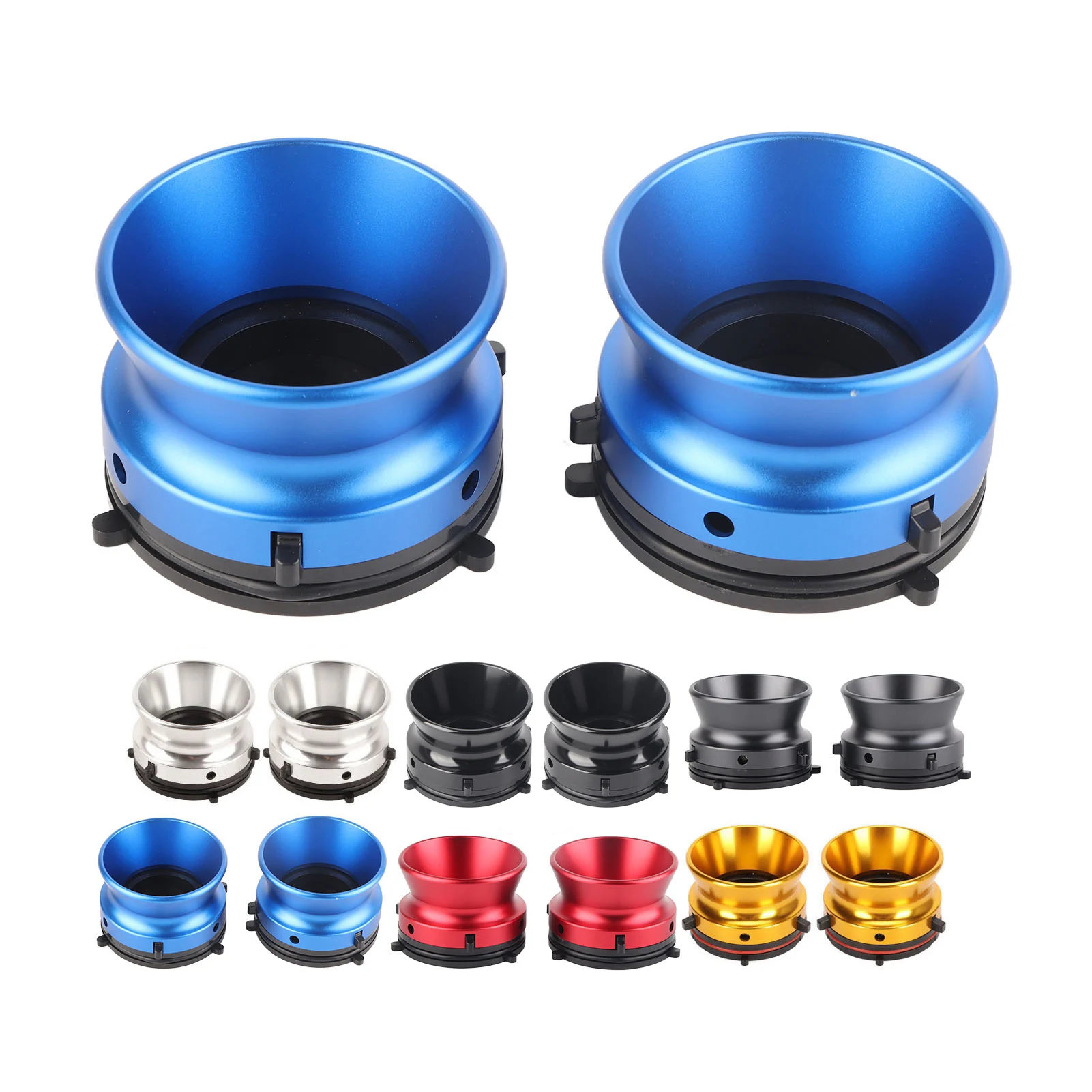 1 زوج NAB Hub محولات المهنية مصقول سبائك الألومنيوم 10 بوصة فتاحة ل Studer ReVox ل Akai ل Teac جديد #5