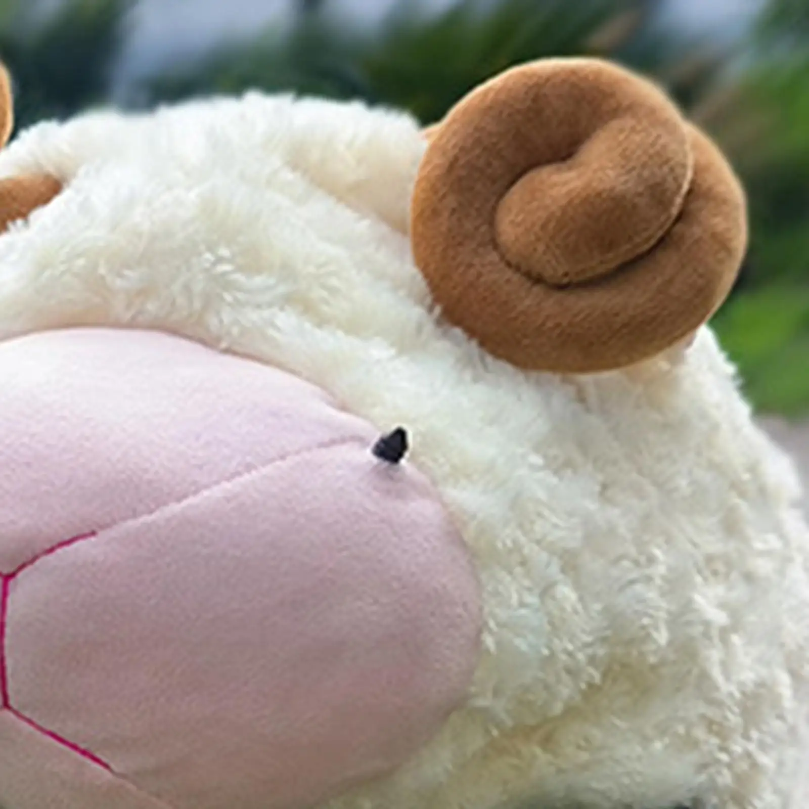 

Sheep Helmet Cover Catching Decorative Motorbike Ski Accessories Soft Funny