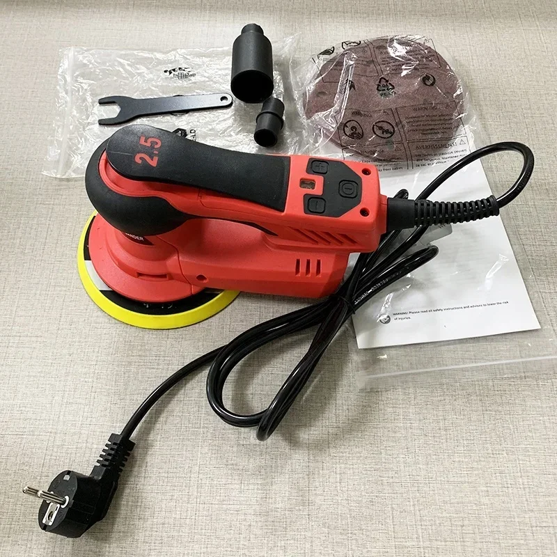 2025 HYVST KS-01-150 Multi-function Random Orbital Sander Brushless Variable Speed Corded Sanders For Finishing & Corners, Car,w